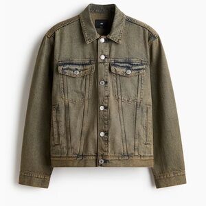 H&M Khaki Denim Jacket